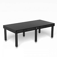 Сварочный стол Siegmund серии PE 8.7 - 2400x1200x150 с плазменным азотированием и диагональной сеткой