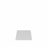 Лист защитный алюминиевый Siegmund для стола 280025 1194х794 мм с диагональной сеткой отверстий