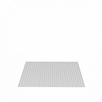 Лист защитный алюминиевый Siegmund для стола 280050 1494х1494 мм с диагональной сеткой отверстий