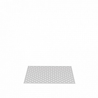 Лист защитный алюминиевый Siegmund для стола 280060 1194х994 мм с диагональной сеткой отверстий