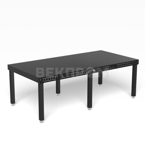 Сварочный стол Siegmund серии PE 8.7 - 2400x1200x100 с плазменным азотированием и диагональной сеткой