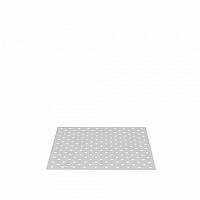 Лист защитный алюминиевый Siegmund для стола 220010 994х994 мм с диагональной сеткой отверстий