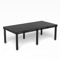 Сварочный стол Siegmund серии PE 8.7 - 2400x1200x100 с плазменным азотированием и диагональной сеткой