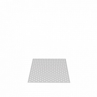 Лист защитный алюминиевый Siegmund для стола 280035 1494х994 мм с диагональной сеткой отверстий
